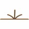 Ekena Millwork Richland Timber Gable Bracket, Western Red Cedar, 96"W x 44"H x 1 1/2"D x 3 1/2"F, 11/12 Pitch GBW096X44X0204RIC00SWR - alternate 5